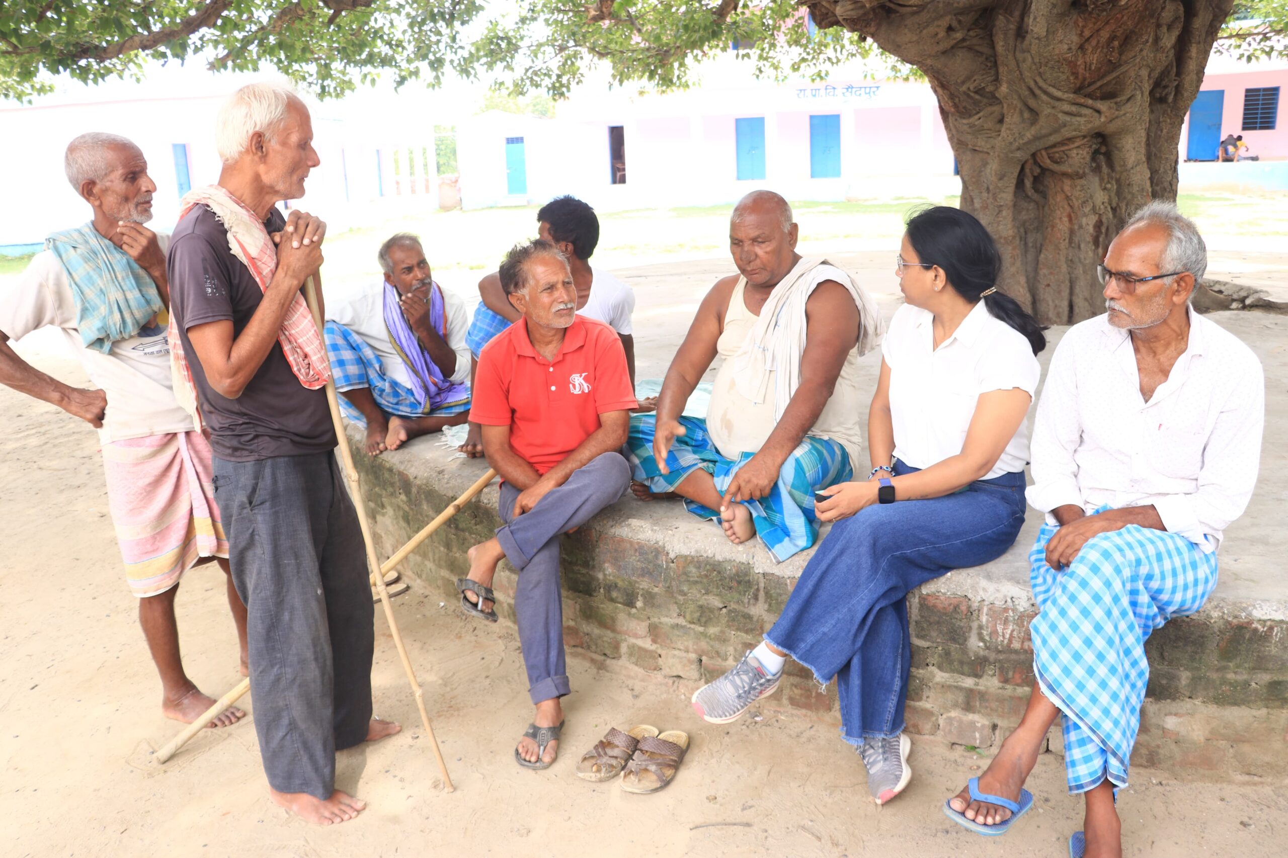 Campaign team working on ground operations and planning